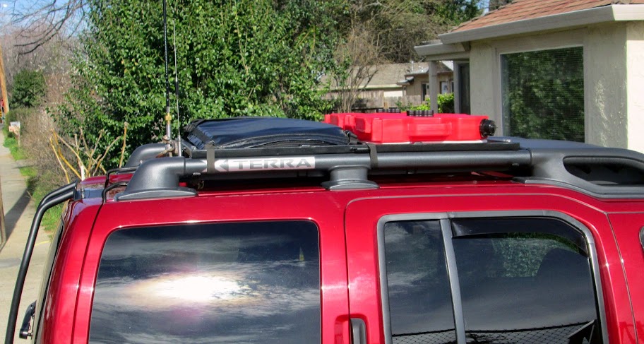 DepHep Roof Rack Basket with Rotopax Cans%2C Blue Ridge Overland Gear Bag and Antenna Mounts 3.jpg